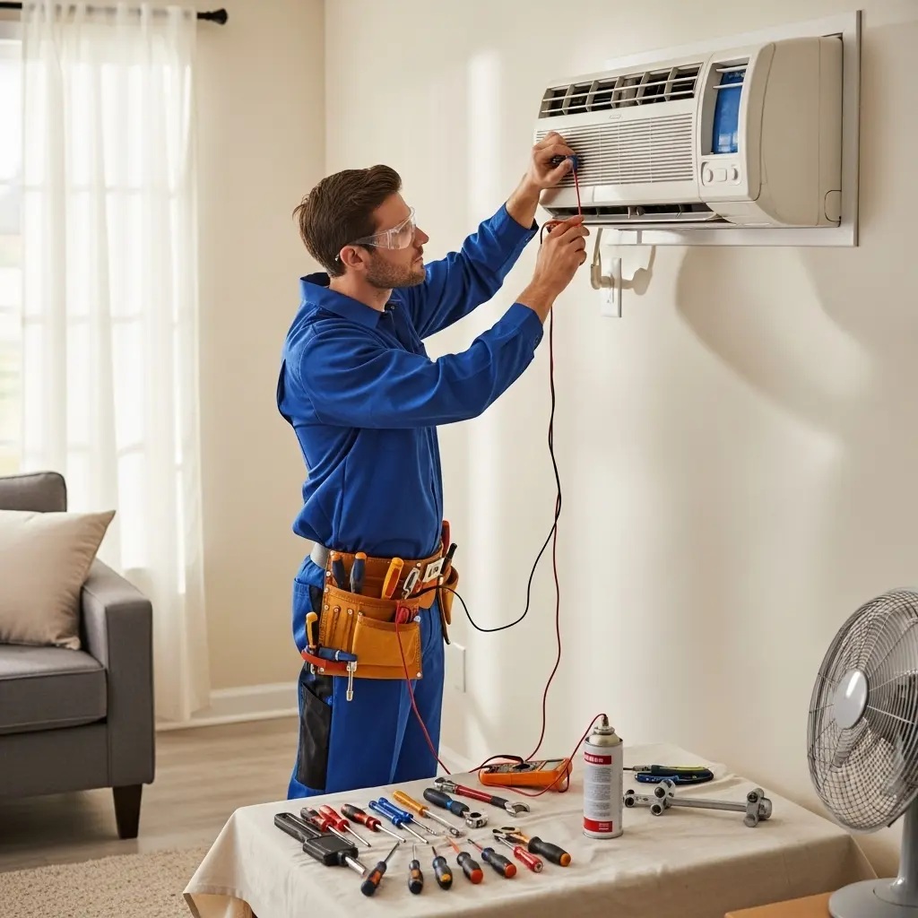 Saruhanlı Baxi Baxi klima gaz dolumu ve bakım – Enerji verimliliği artırıldı. - Teknik servis örneği